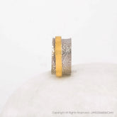 Textured Spinner Band - Rose Gold Plated Boho Ring - 925 Sterling Silver - High Quality Jewelry - Jewelry For Beach - Gift For Young Women